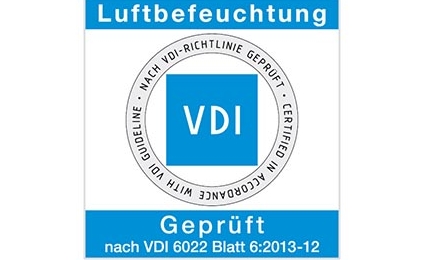 Sichere Luftbefeuchtung durch VDI Zertifizierung Sichere Luftbefeuchtung durch VDI Zertifizierung