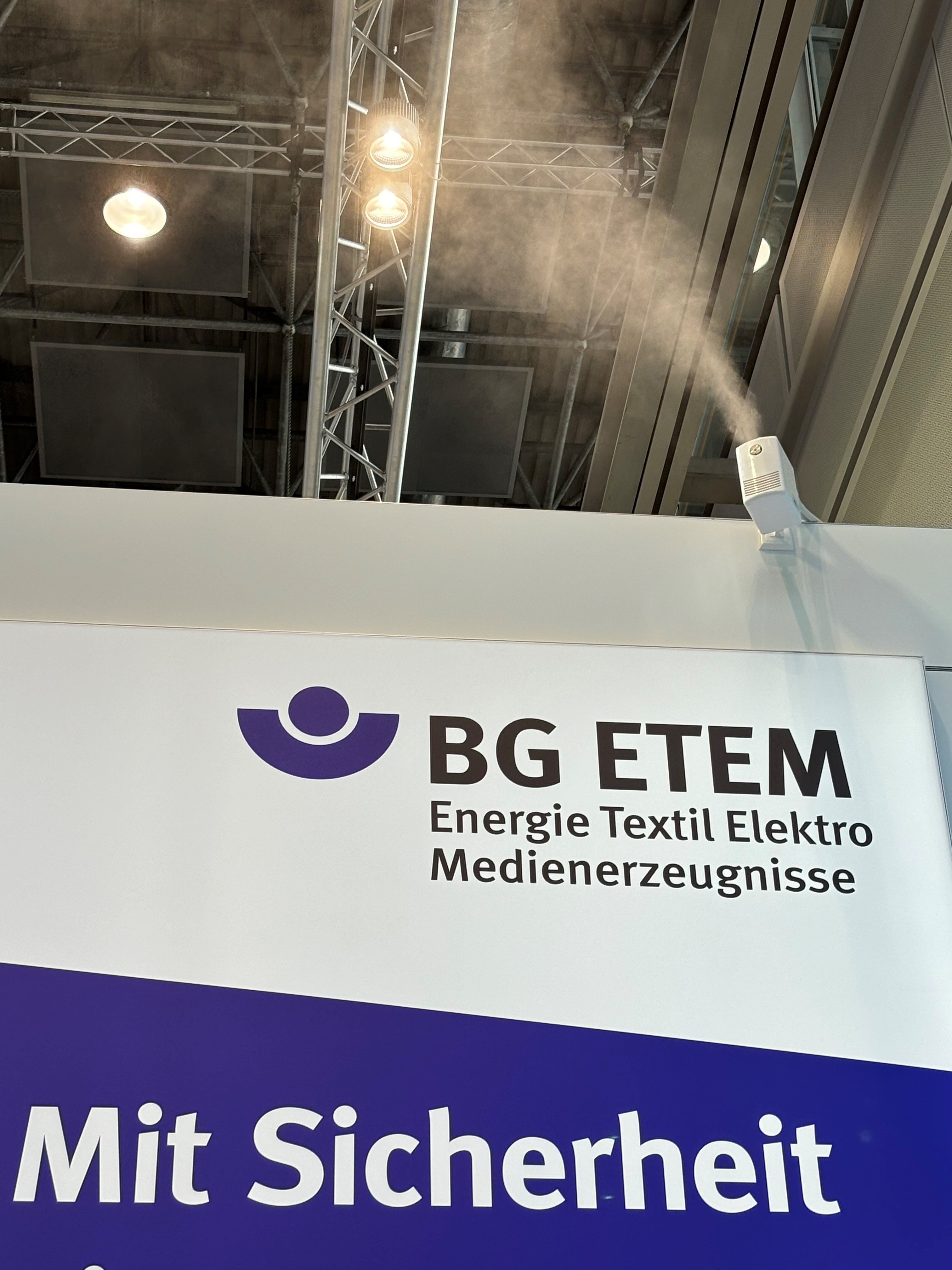 Gesunde Luftfeuchte bei der BG ETEM